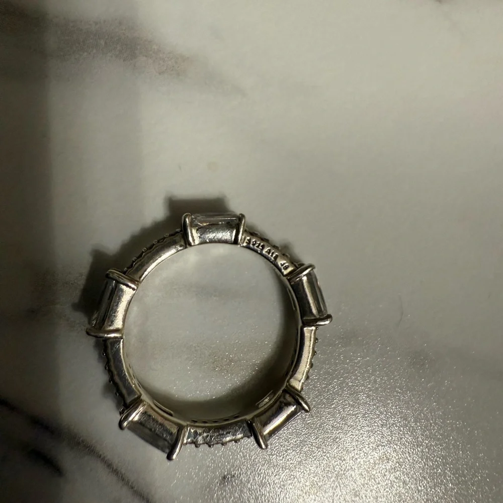 TRADE. Pandora Sterling Silver Rings. Stacking Set of 3 - Picture 6 of 6